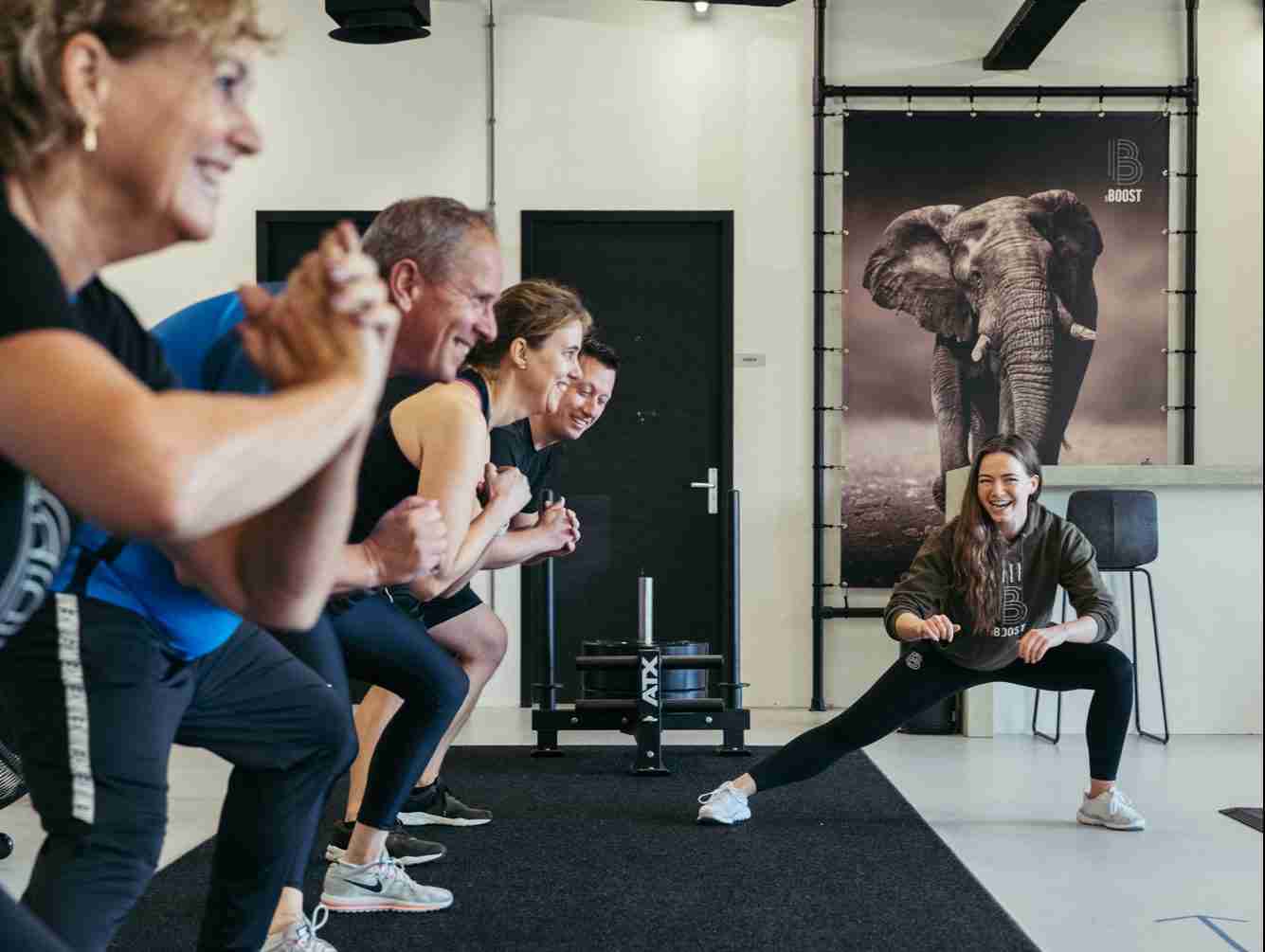 Een small group training met persoonlijke begeleiding